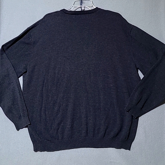 AXIST Men's Charcoal Gray V-Neck Long Sleeve Sweater - Size XXL‎ - Picture 5 of 11